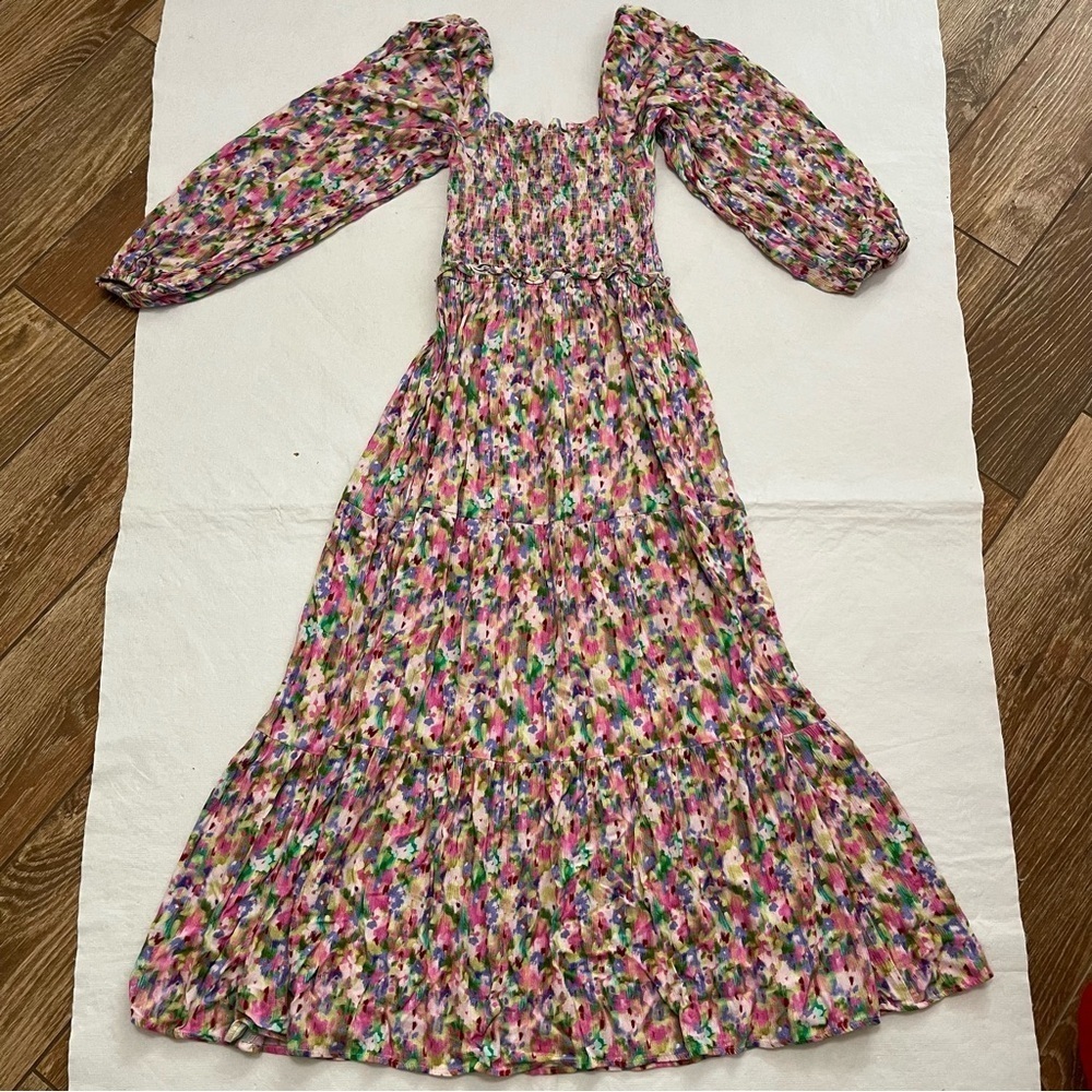 Topshop Pink Maxi Dress